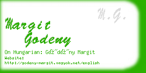 margit godeny business card